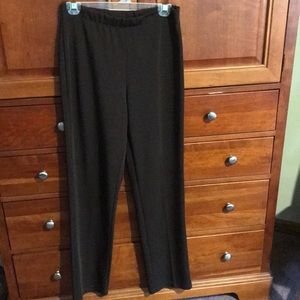 Susan graver brown dress pants
